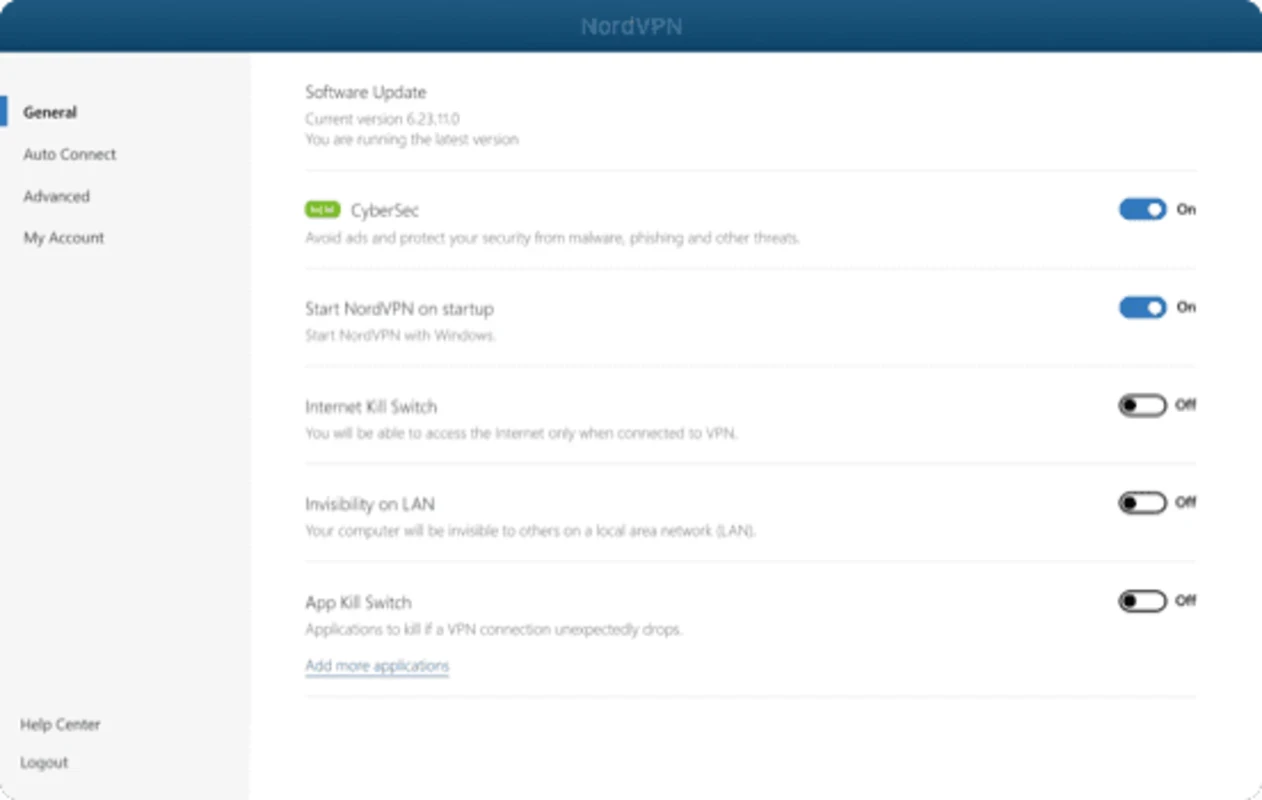 NordVPN — screenshot 2